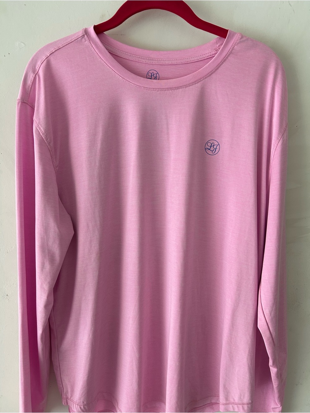 Lauren James Light Pink Long Sleeve womens Tee